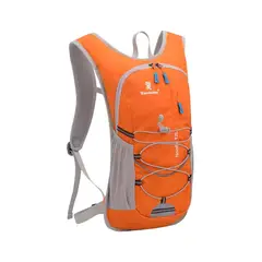 GENERICO - Mochila hidratación + bolsa de agua color naranja