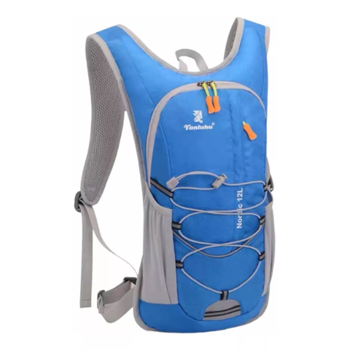 GENERICO - Mochila hidratación + bolsa de agua color azul