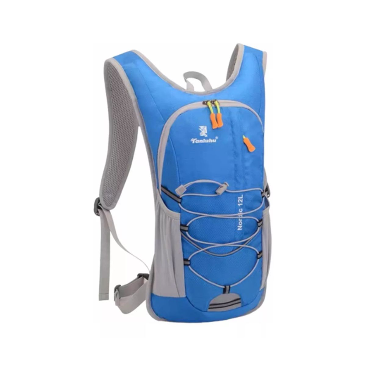 GENERICO - Mochila hidratación + bolsa de agua color azul