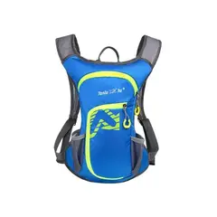 GENERICO - Mochila outdoor trekking + bolsa de agua color azul