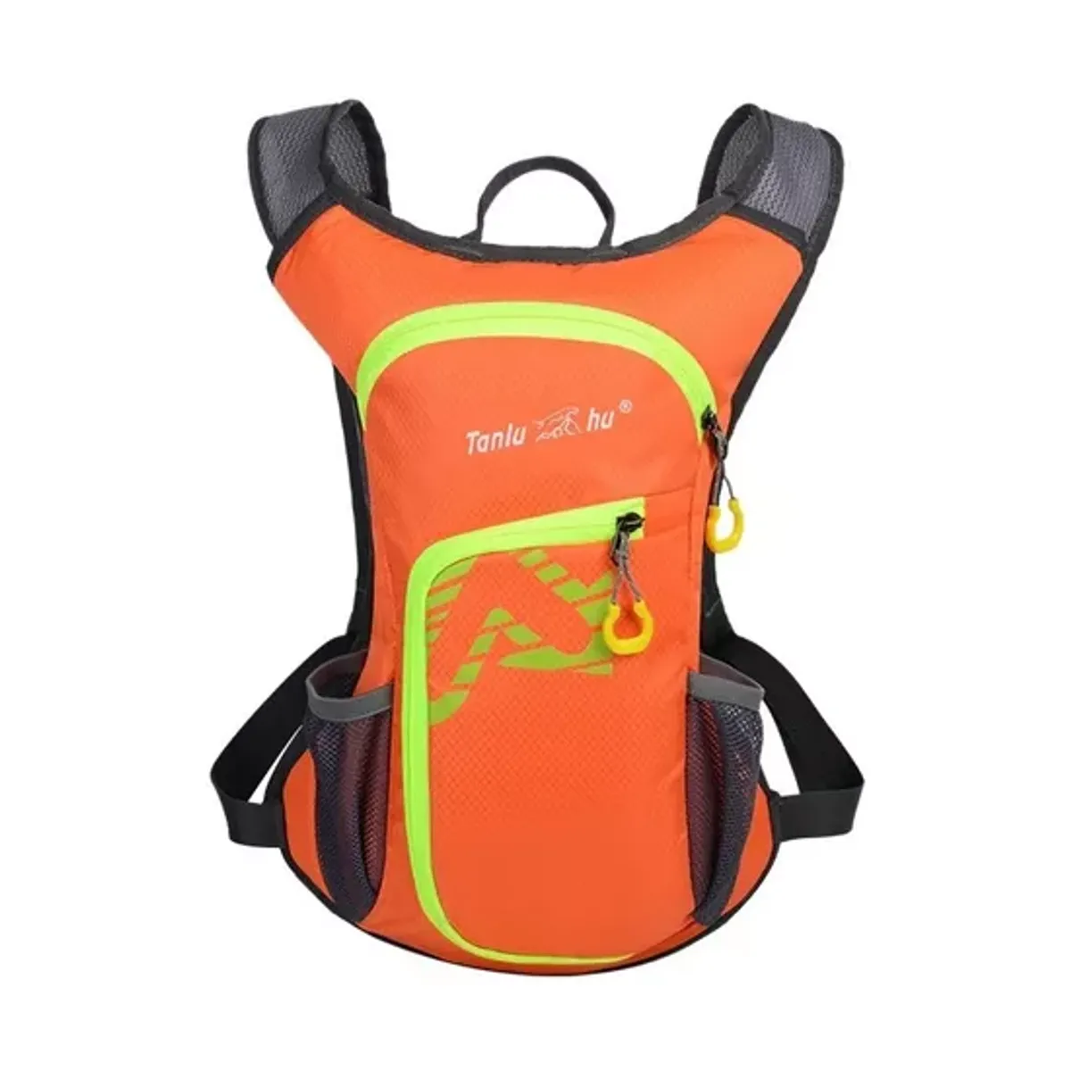 GENERICO - Mochila outdoor trekking + bolsa de agua color naranja