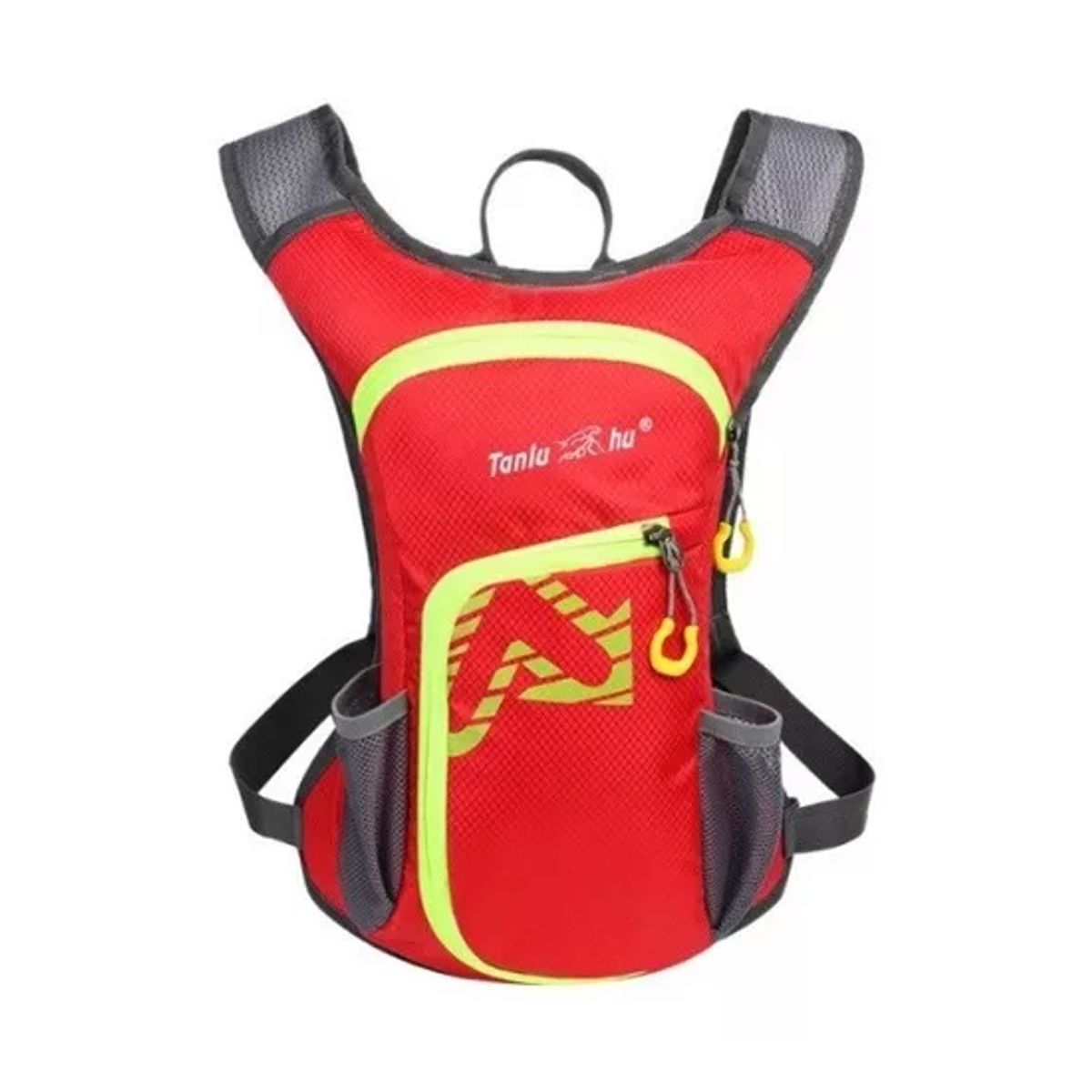 GENERICO - Mochila outdoor trekking + bolsa de agua color rojo