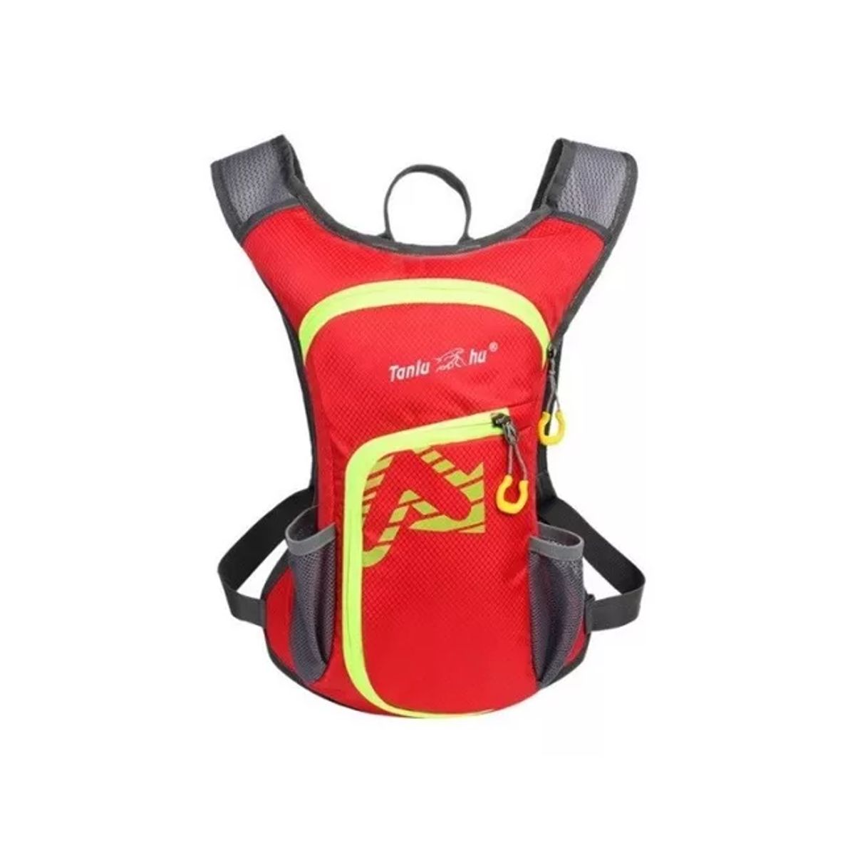 GENERICO - Mochila outdoor trekking + bolsa de agua color rojo