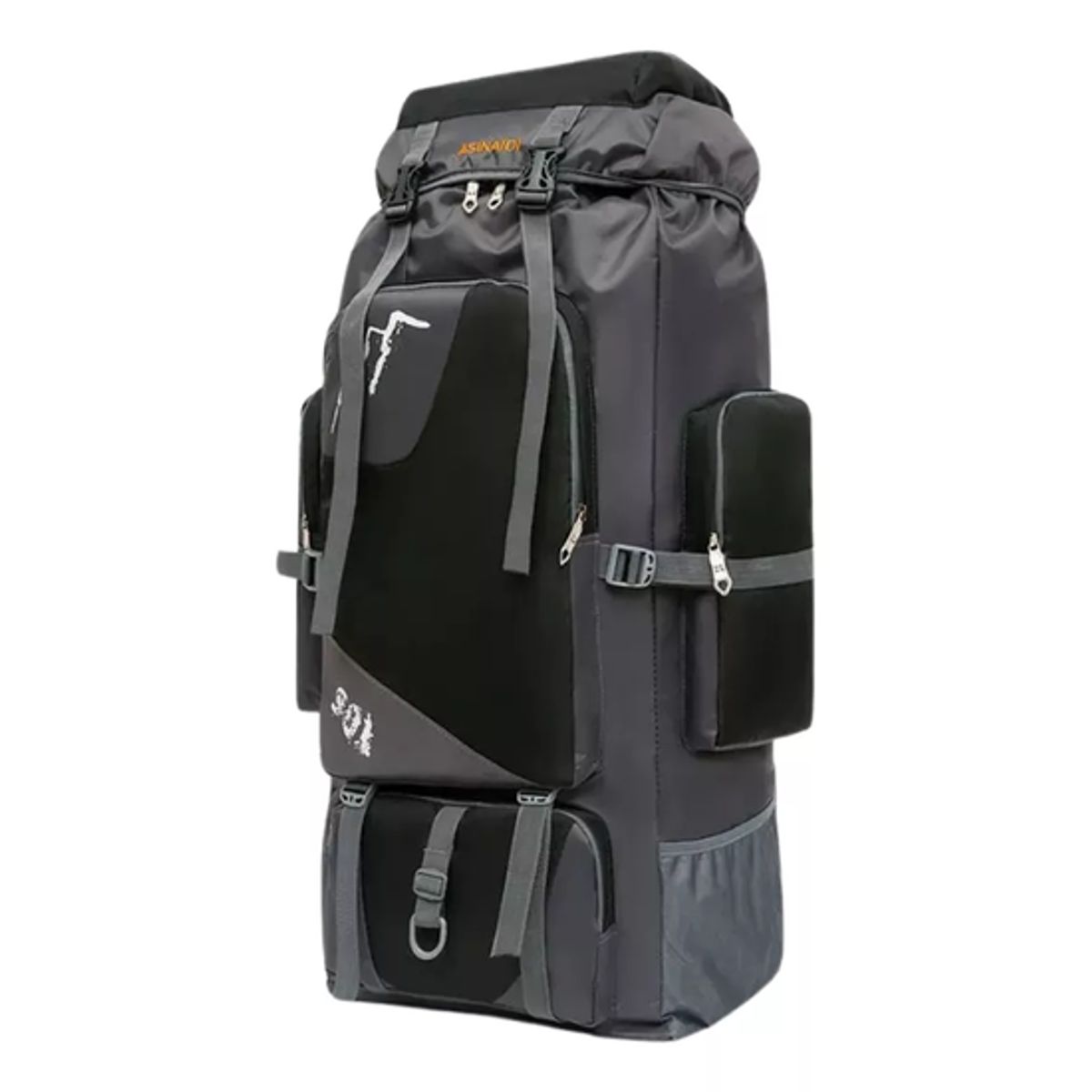 GENERICO - Mochila impermeable de 90L color negro
