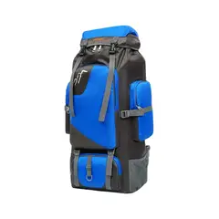 GENERICO - Mochila impermeable de 90L color azul