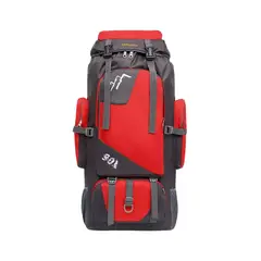 GENERICO - Mochila impermeable de 90L color rojo