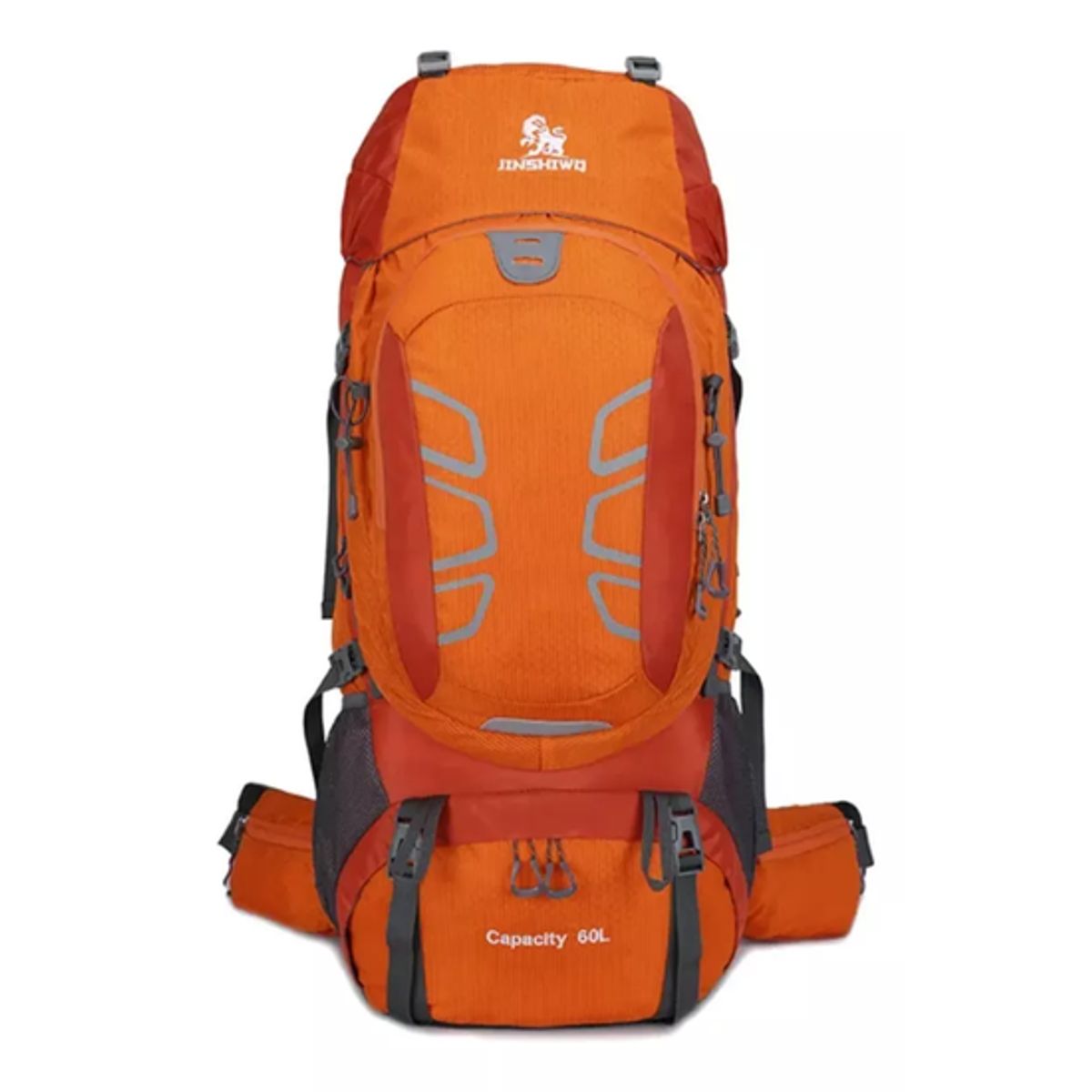 GENERICO - Mochila impermeable 60L color naranja