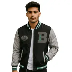 D'JOE - Chaqueta Bomber Universitaria Hombre Alpha