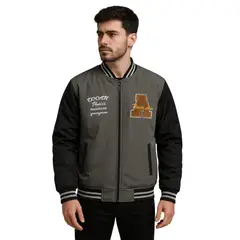 D'JOE - Chaqueta Bomber Universitaria Hombre Alpha