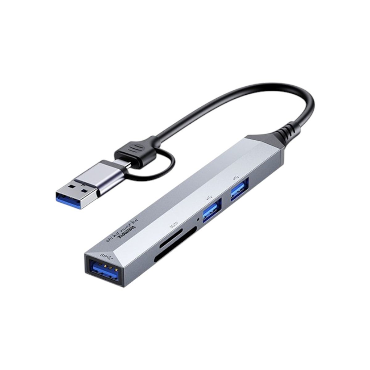 REMAX - Hub Remax RU-U7 USB + Tipo-C