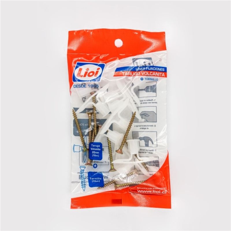 LIOI - Tarugo paloma + tornillo phi 40x45  10u cu
