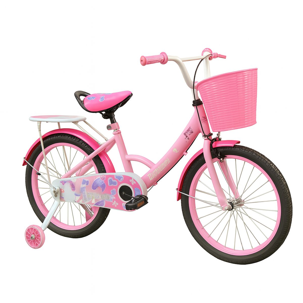 GENERICO - Bicicleta Aro 20 Infantil Ruedas De Aprendizaje Niñas119Rosa