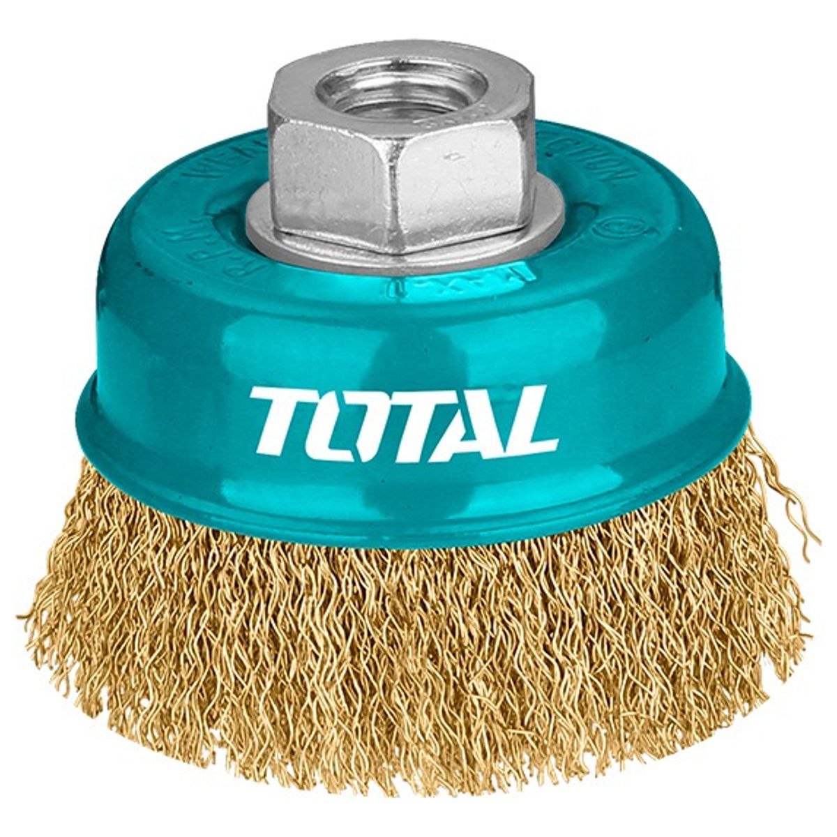 TOTAL - Escobilla Copa Dorado 4 100mm Total Tac31041