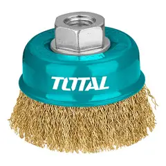 TOTAL - Escobilla Copa Dorado 4 100mm Tac31041