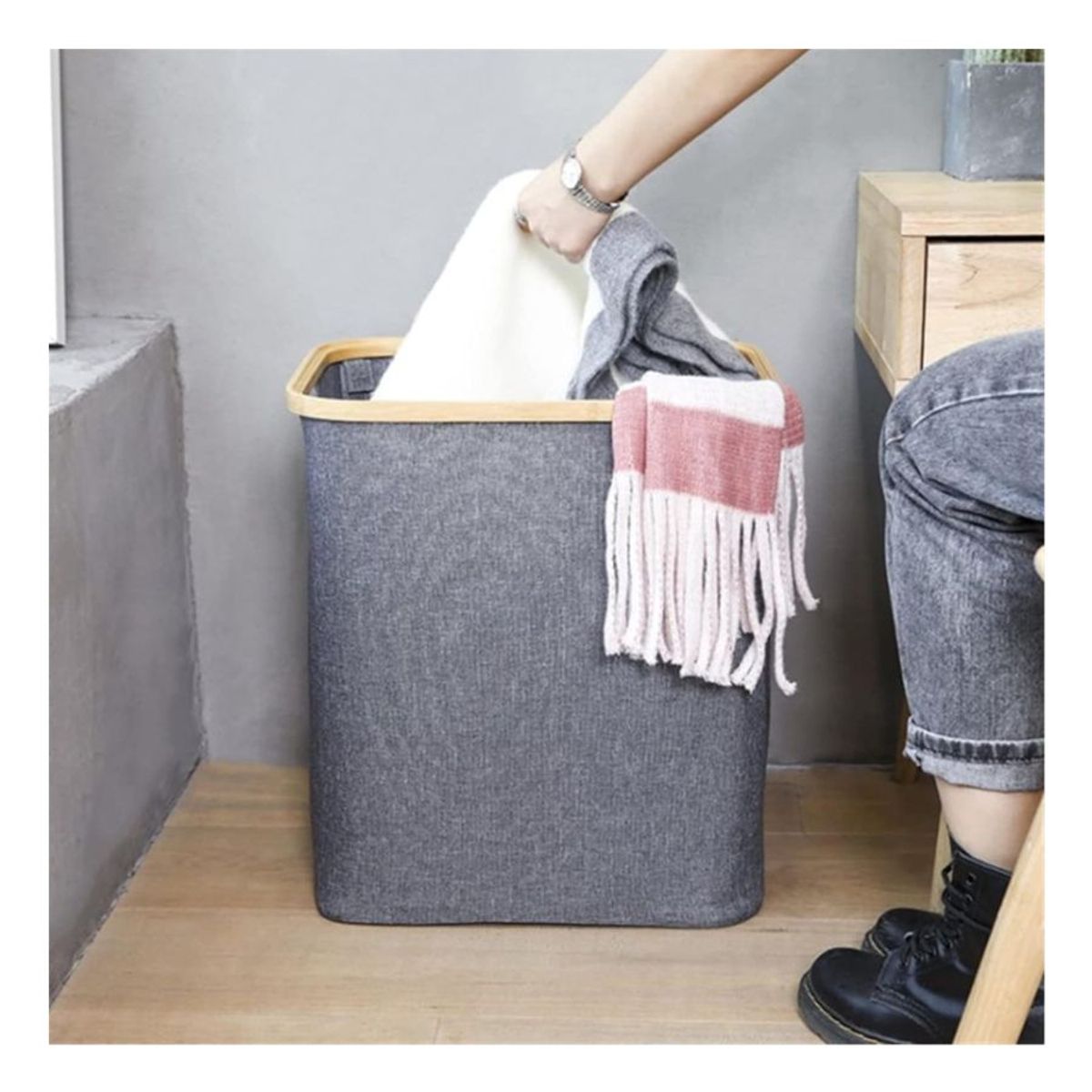 GENERICO - Cesta De Almacenamiento Para Ropa Plegable.