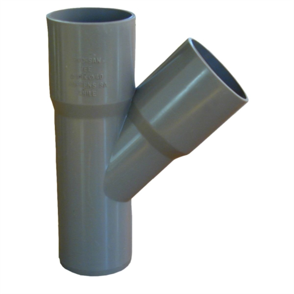 HOFFENS - Vee PVC sanitario gris 75x50mm