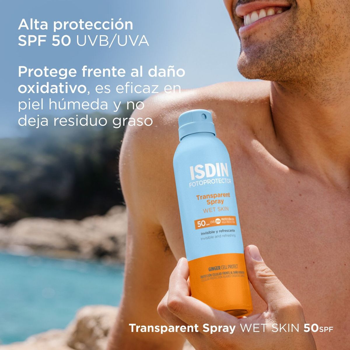 ISDIN - Protector Solar Transparent Spray Wet Skin Spf50 250Ml ISDIN