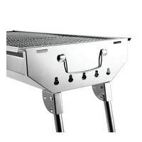 Estufa parrilla plegable portátil para asado