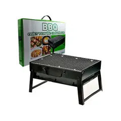 GENERICO - Parrilla negra móvil 44x30 cm OEM