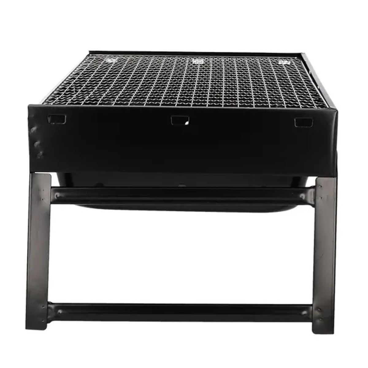 GENERICO - Parrilla negra móvil 44x30 cm OEM