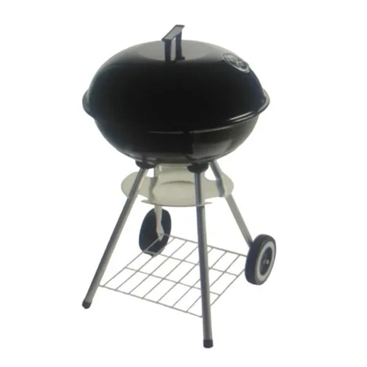 GENERICO - Parrilla redonda a carbón con ruedas muy práctica