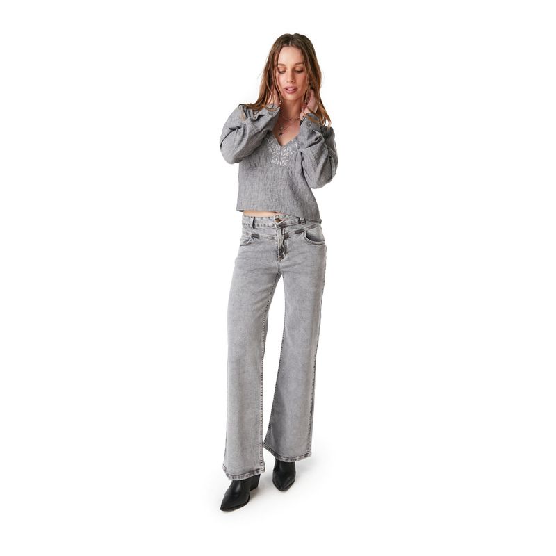 EFESIS - JEANS GEMO RECTO REBECCA GRIS EFESIS - Gris