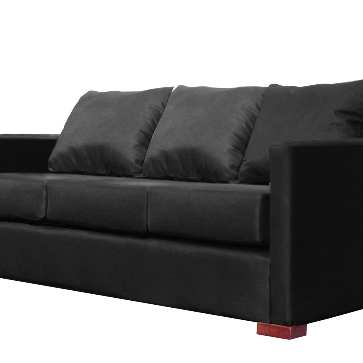 DKORA - Sofá 3 Cuerpos Jade Gris