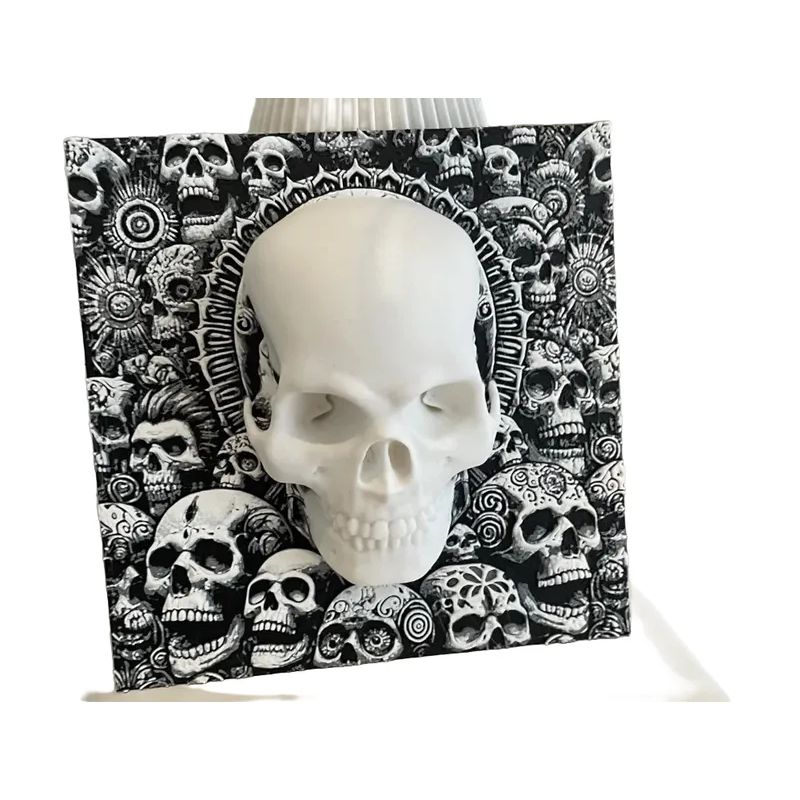 GENERICO - Cuadro decorativo 3D - Calavera