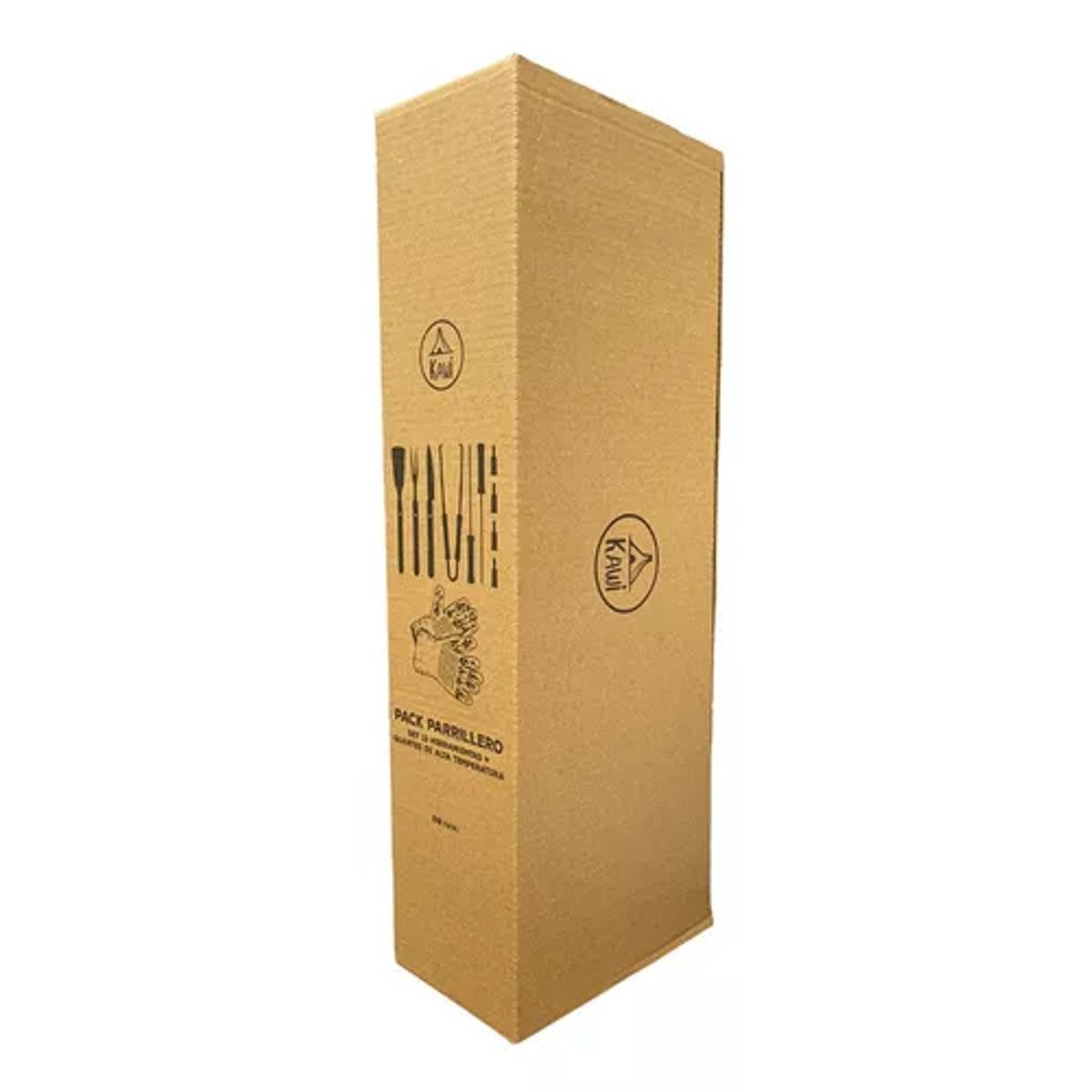 GENERICO - Pack de asado parrilla 10 uds + 2 guantes alta temperatura