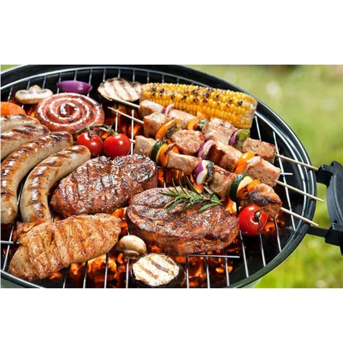 GENERICO - Juego set cuchillo y tenedor asado parrillero kit asador