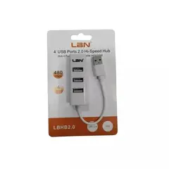 LBN - HUB USB 4 PUERTOS 2.0 480MBPS