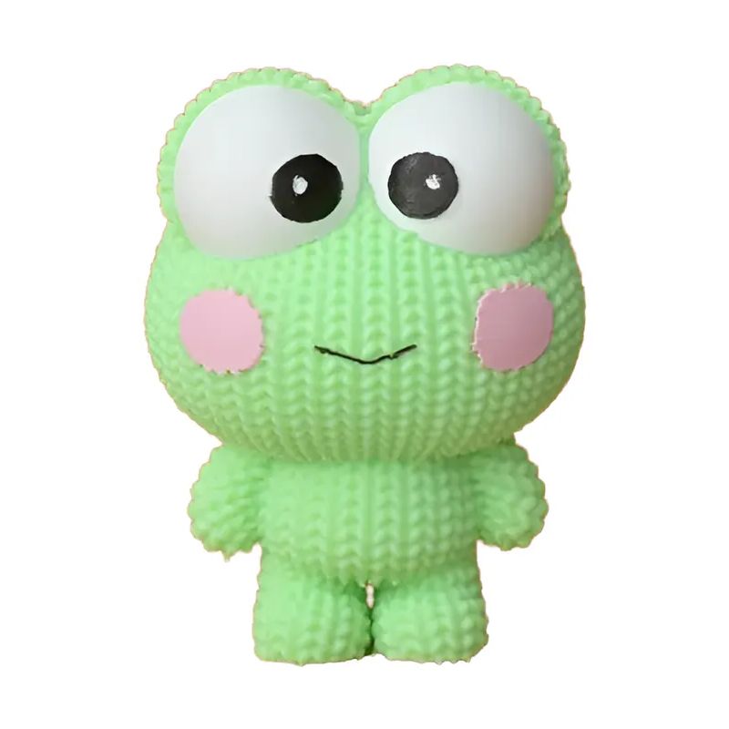 GENERICO - Figura decorativa - Keroppi estilo tejido