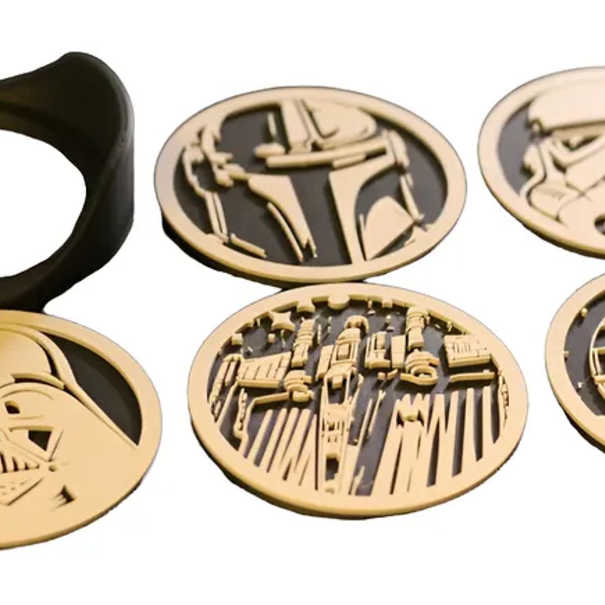 GENERICO - Posavaso 5 unidades - Star wars