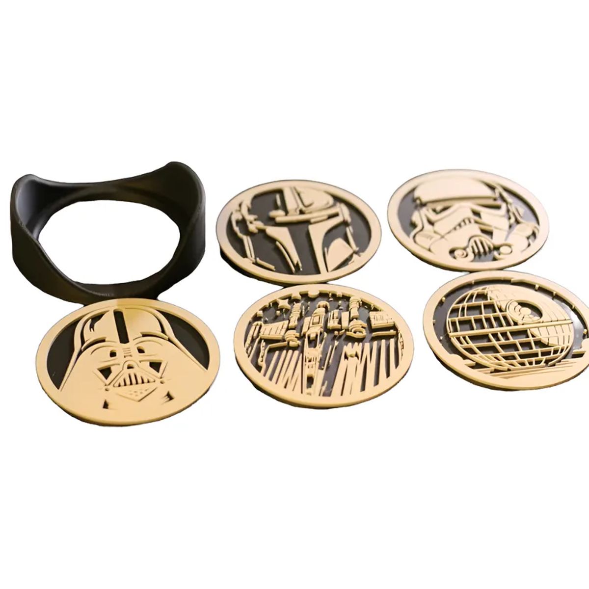 GENERICO - Posavaso 5 unidades - Star wars