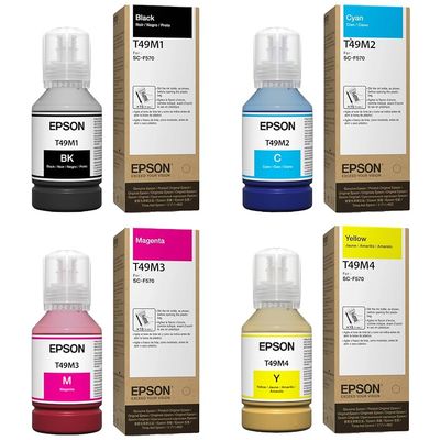 Epson Tinta T49M Original Pack 4 Sc-F570/ F170/ F571