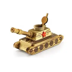 ABC - Tanque de Guerra de Madera Juguete Artesanal Decorativo