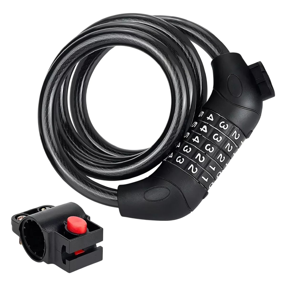 GENERICO - Candado Para Bicicleta/moto Contraseña Nice Ideal 14342