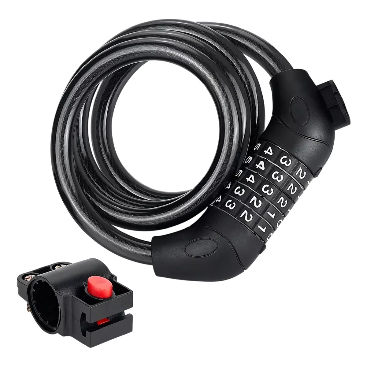 GENERICO - Candado Para Bicicleta/moto Contraseña Nice Ideal 14342