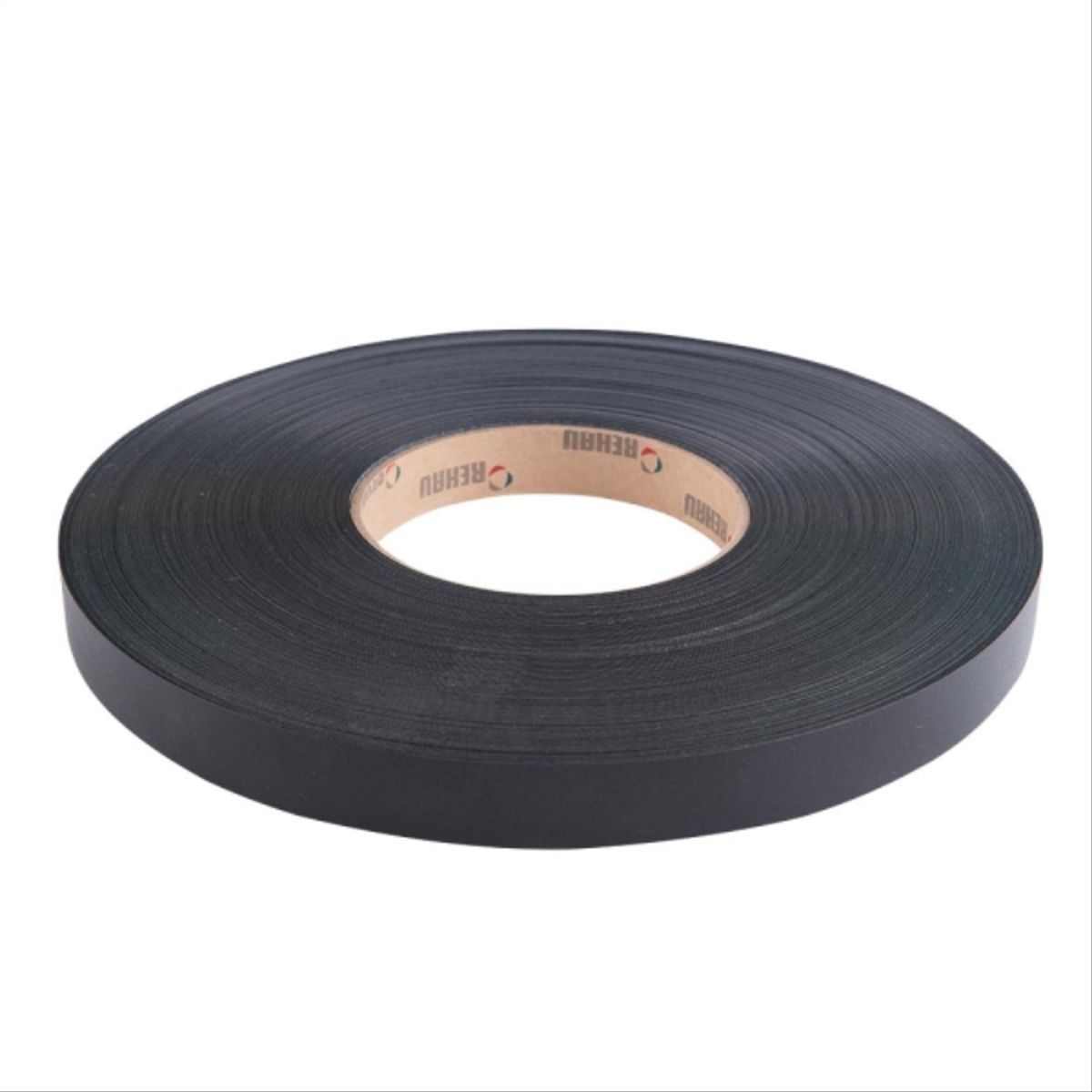 REHAU - Tapacanto PVC negro 22x0,45mm 25mt rollo