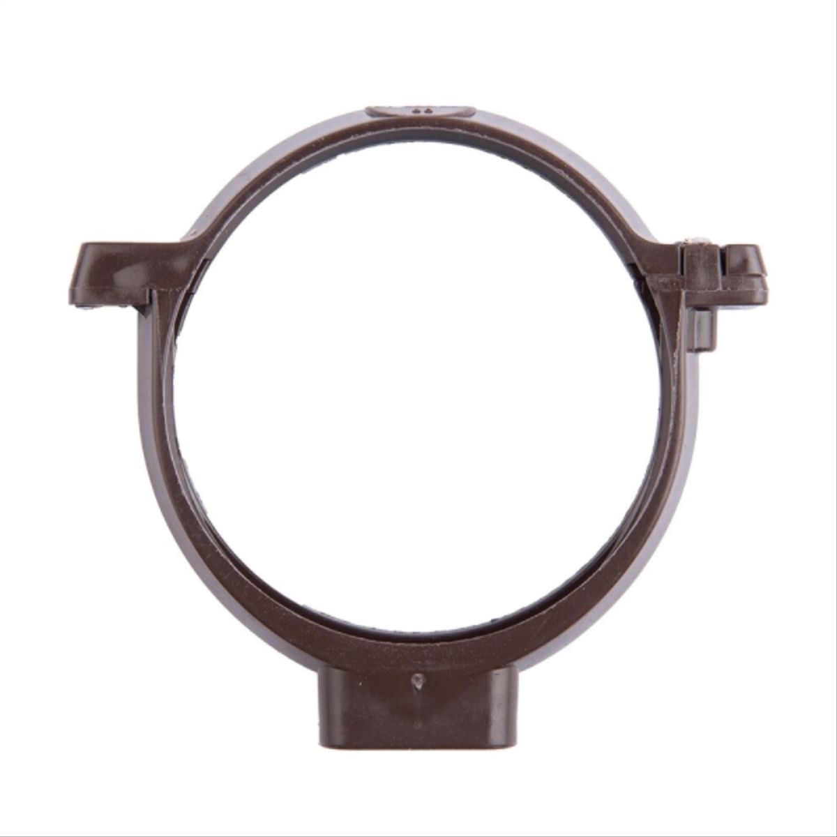 HOFFENS - Abrazadera tubo bajada marron 80mm