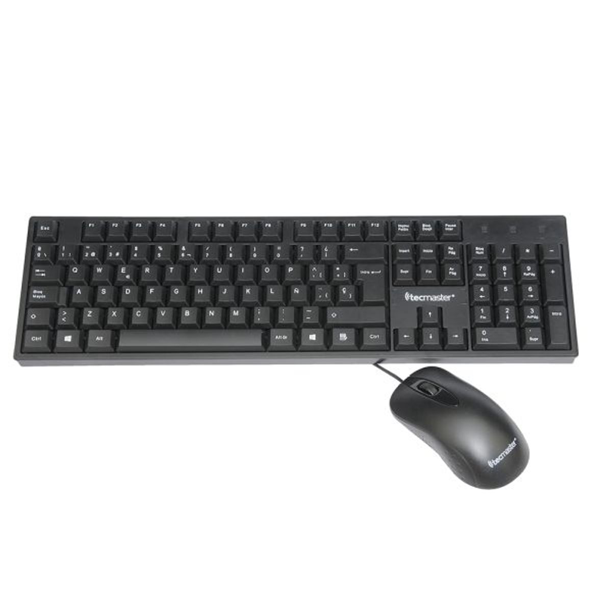 TECMASTER - Teclado Y Mouse Cableado 1000dpi Usb2.0 Tecmaster Tm-100511