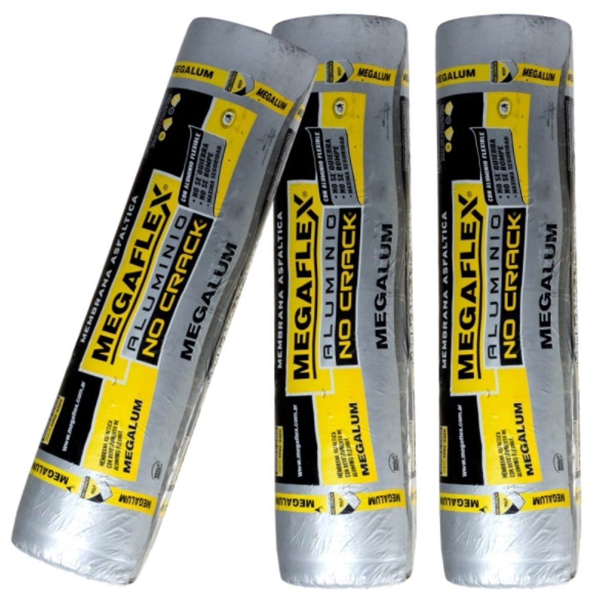 BECTON - Membrana asfaltica aluminio 10x1mt