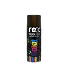 GENERICO - Pintura Spray Metalizado Bronce 400ml Rex 60021
