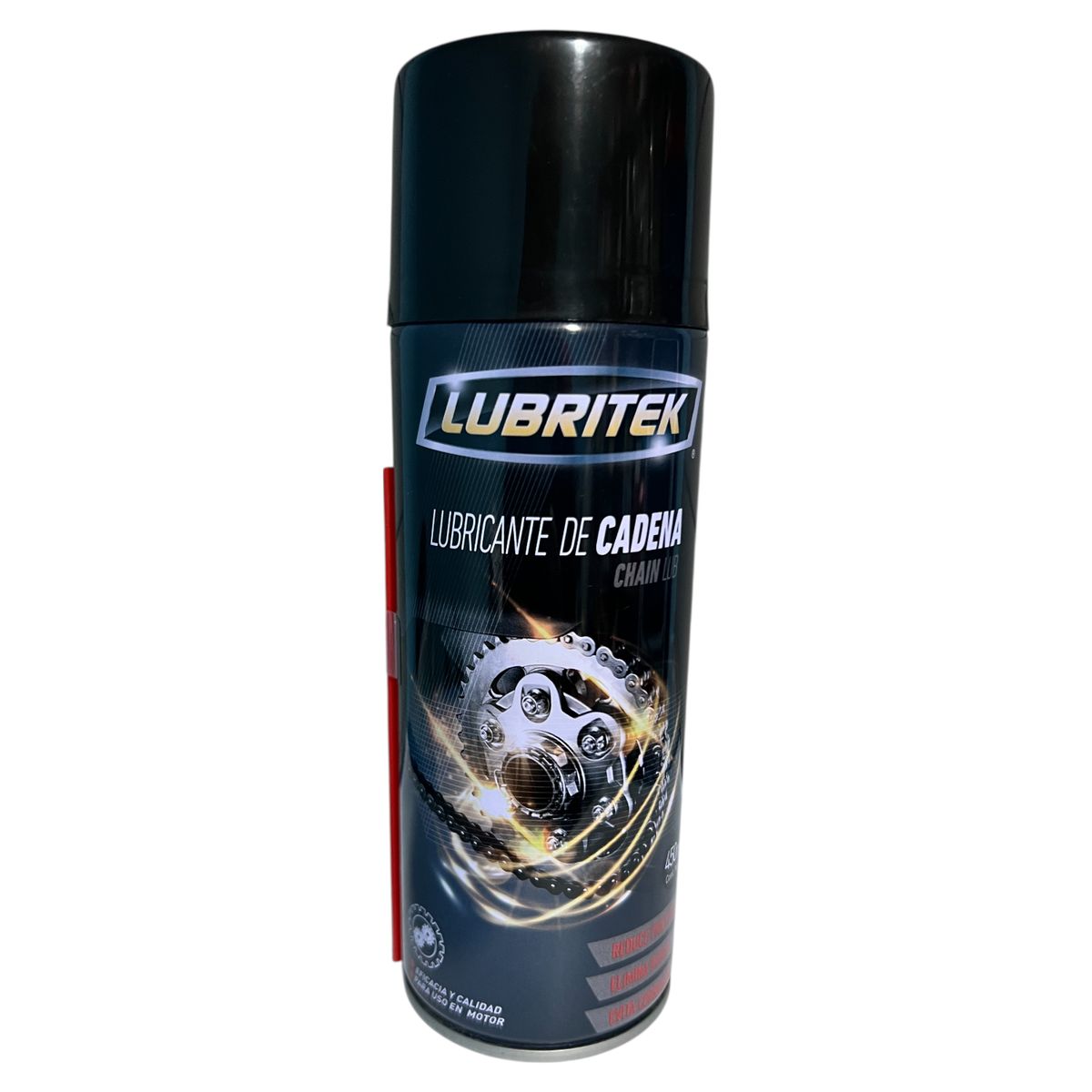 LUBRITEK - Lubricante de Cadena 450ml Para Motos y Bicicletas