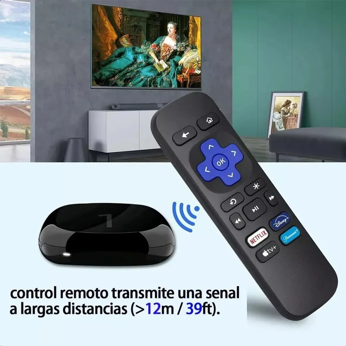 GENERICO - Control Remoto Compatible Con Roku Express Premiere 123