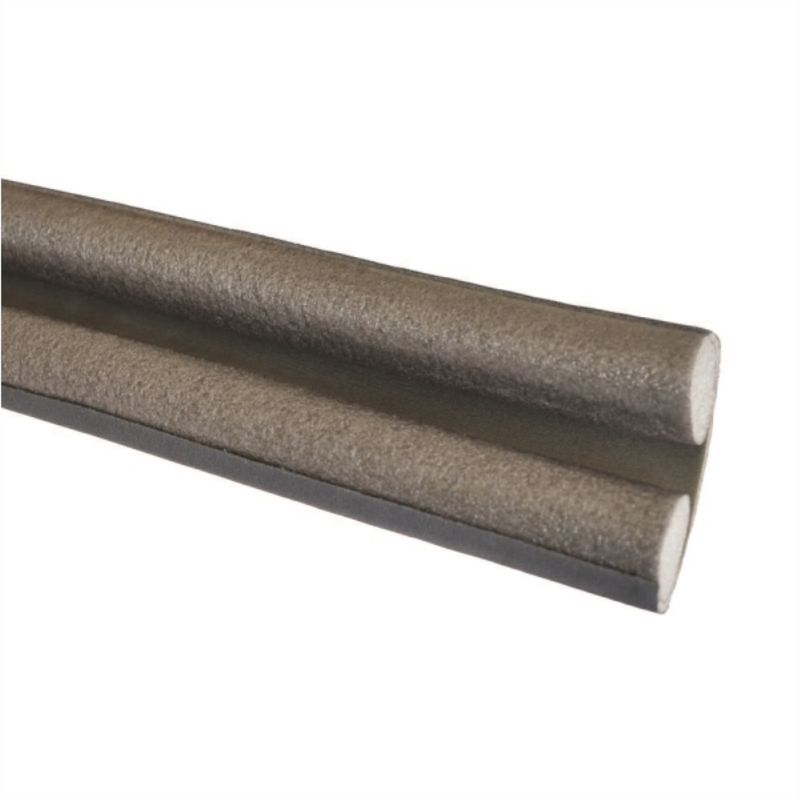 DEVA - Sello aislante doble para puerta de acceso color cafe 90cms