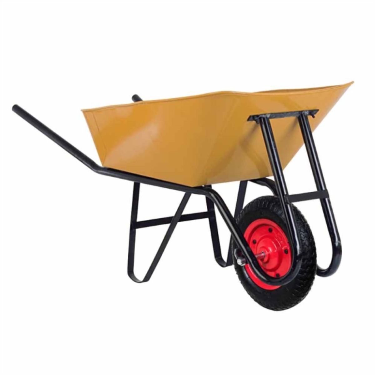 LIOI - Carretilla compensada 90 litros amarilla