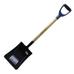 LIOI - Pala carbonera cuadrada con mango de madera