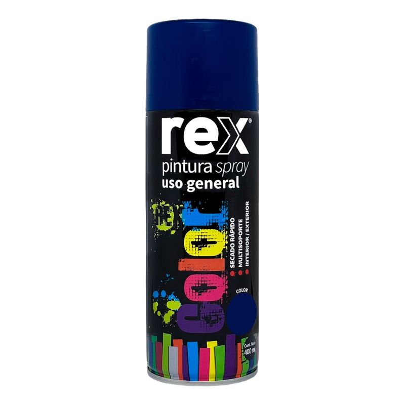 GENERICO - Pintura Spray General Color Azul 400 Ml Rex 60003