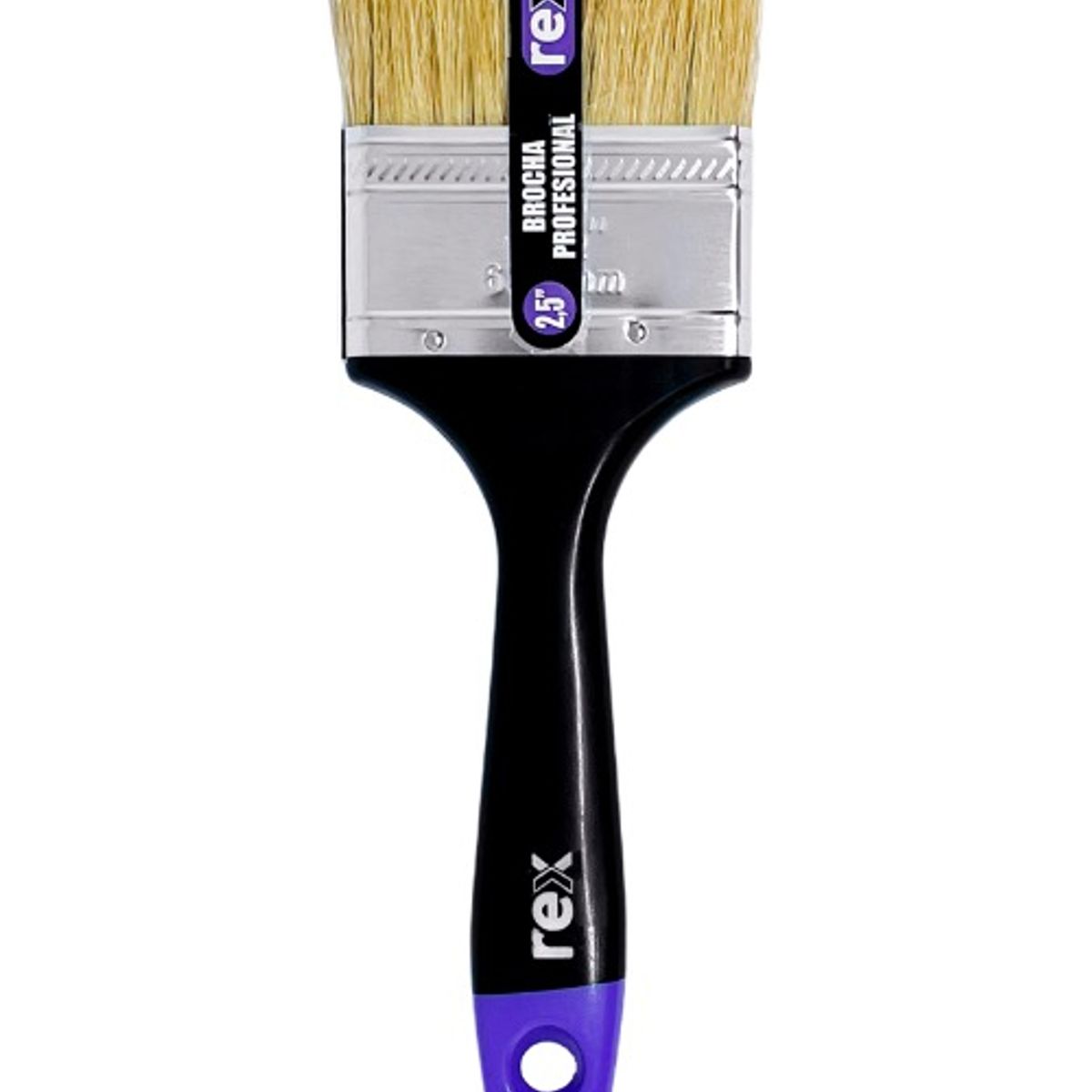 GENERICO - Brocha De Pintar 2 1/2 Pulgada Cerdas Finas Rex 80011